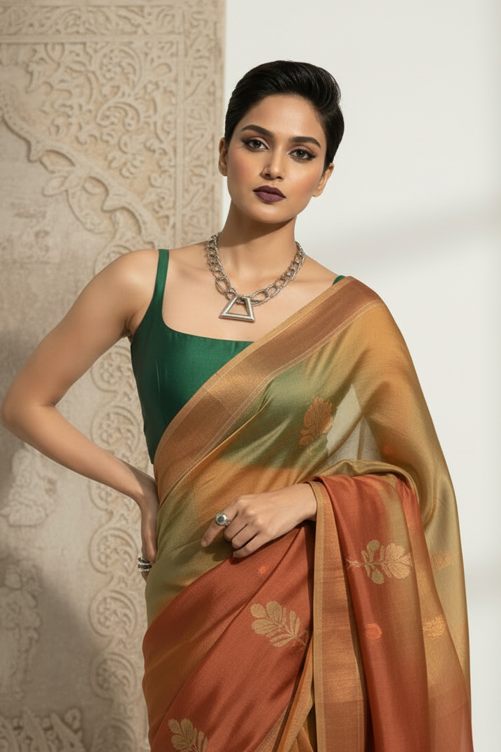 The Bonedi Baddie - Solid Fancy Designer Blouse