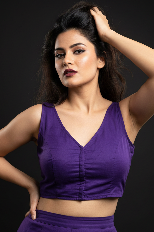 Create The look With Halter Blouse