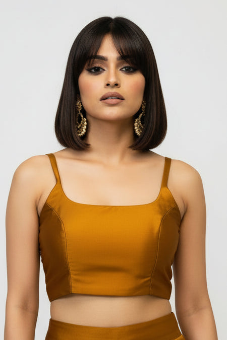 The Bonedi Baddie - Solid Fancy Designer Blouse