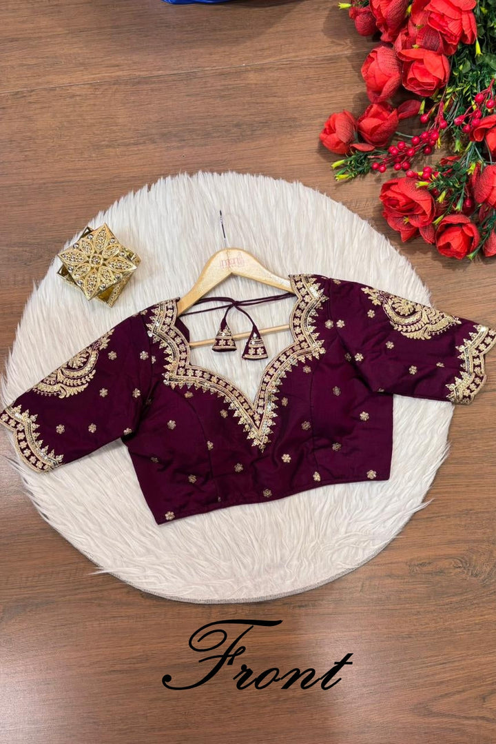 Suhani Aura - Vichitra Silk Blouse