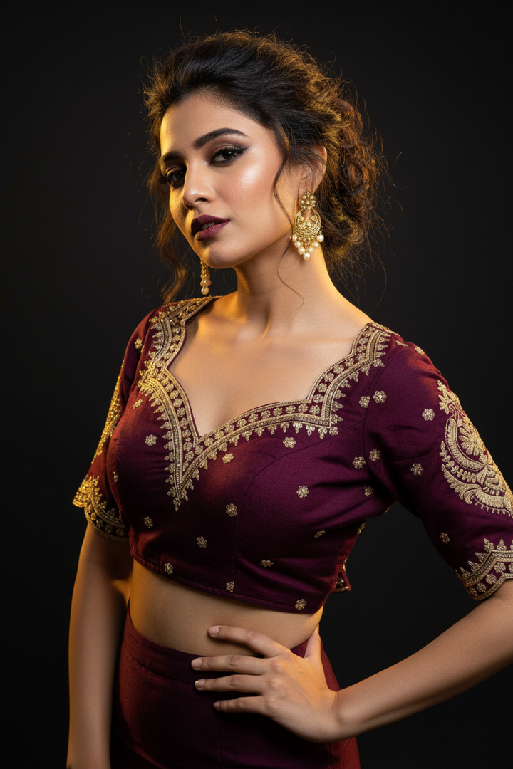Suhani Aura - Vichitra Silk Blouse