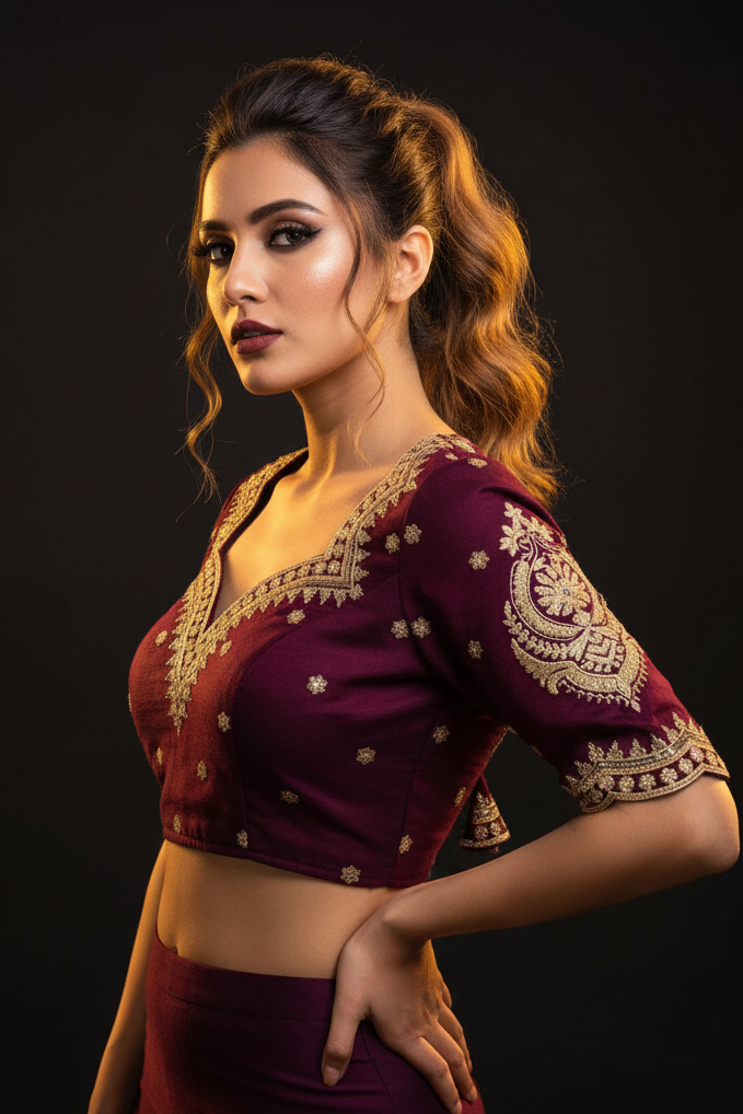 Suhani Aura - Vichitra Silk Blouse
