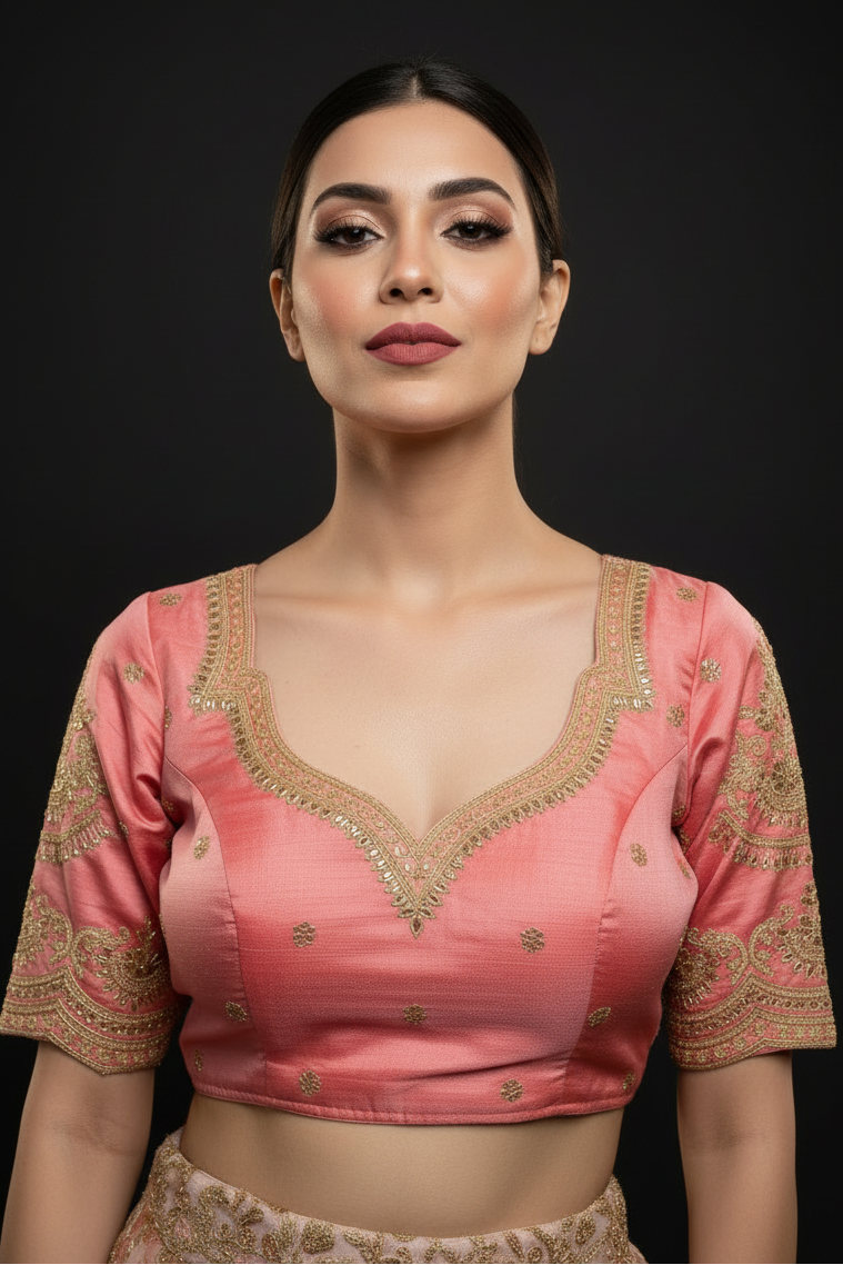 The Style Standard - Vichitra Silk Blouse