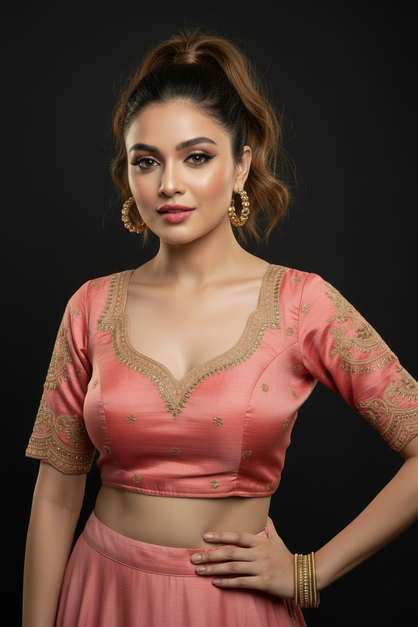 The Style Standard - Vichitra Silk Blouse