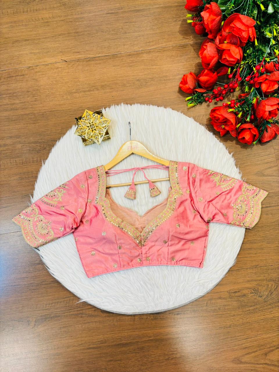 The Style Standard - Vichitra Silk Blouse