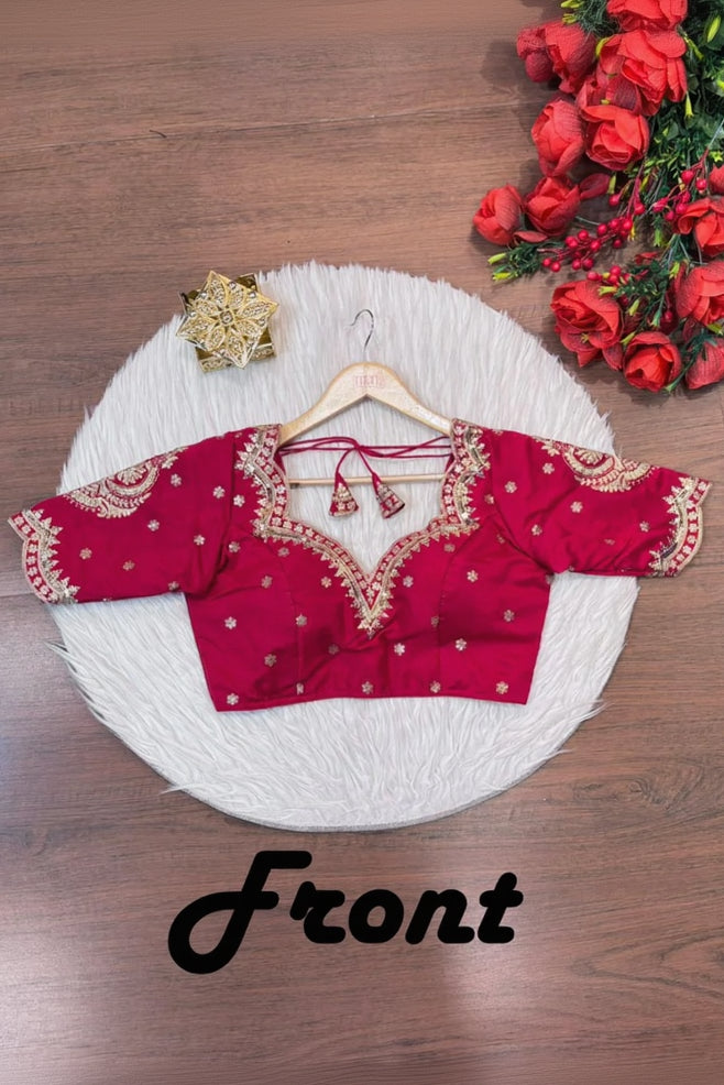 Suhani Aura - Vichitra Silk Blouse