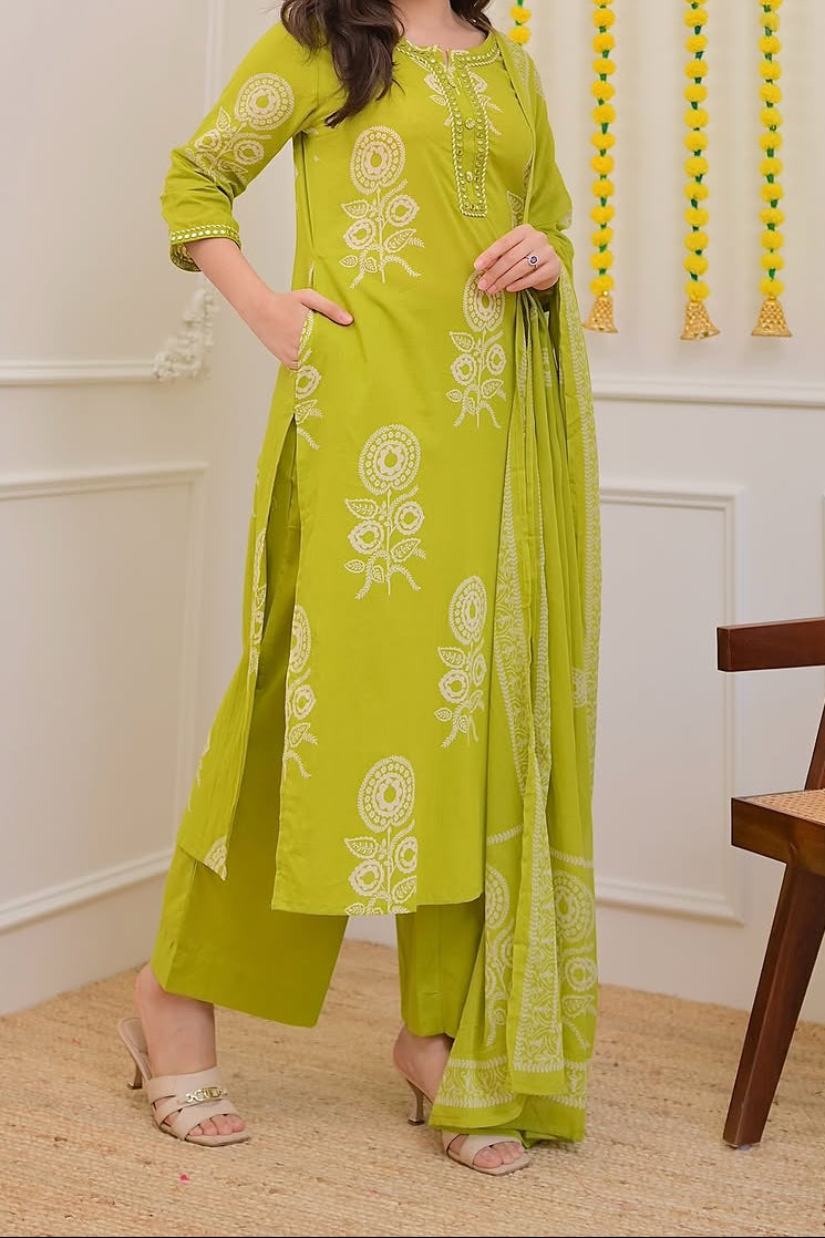 Flourti Setwer Story Cotton Kurti