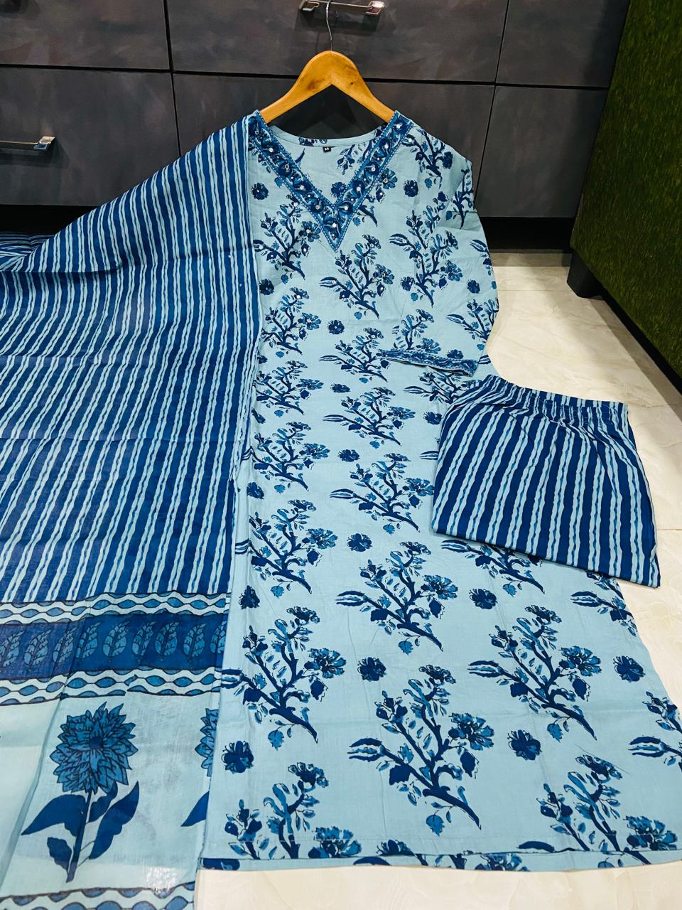 Mourika Cotton Kurti Set