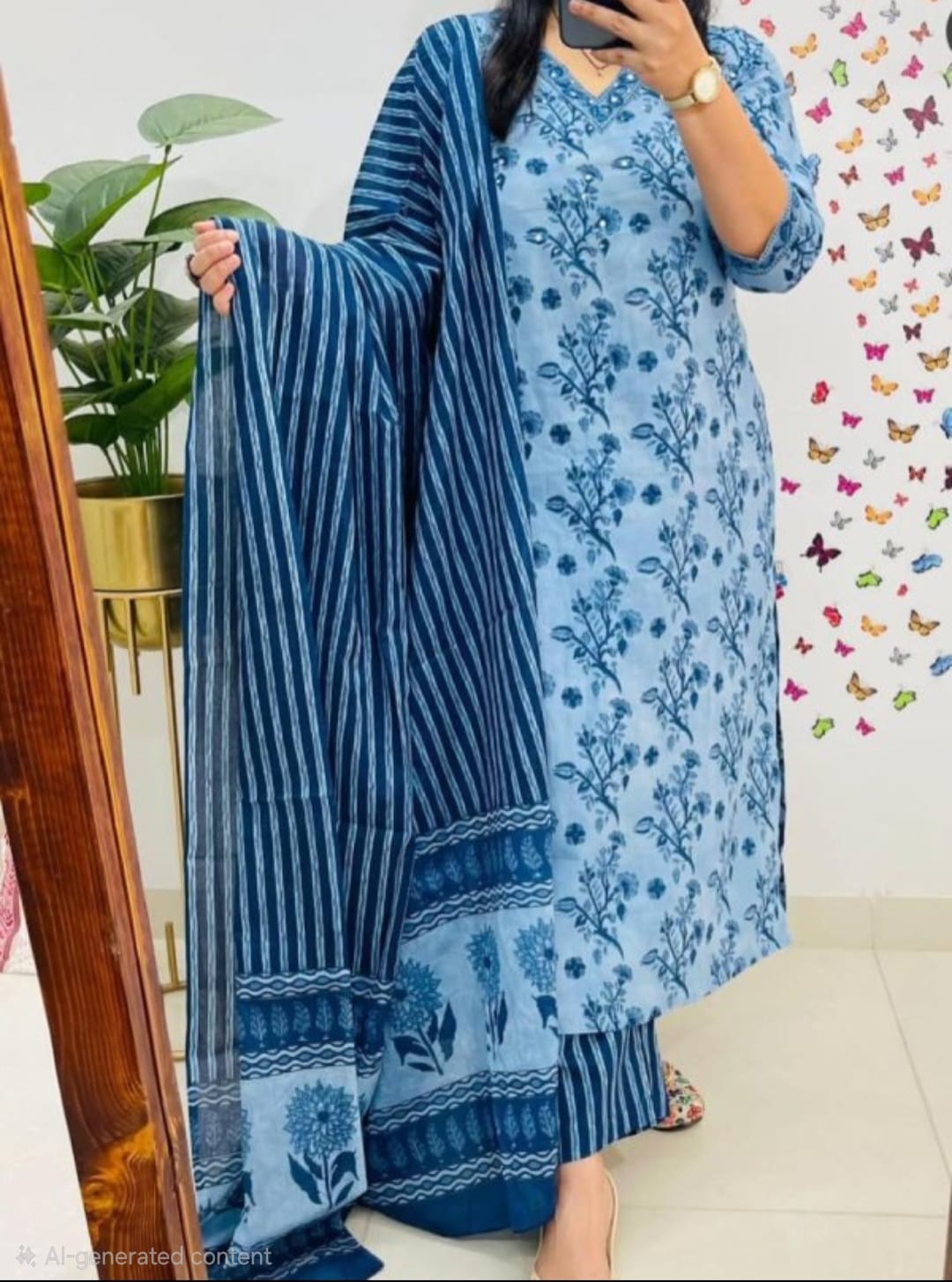 Mourika Cotton Kurti Set