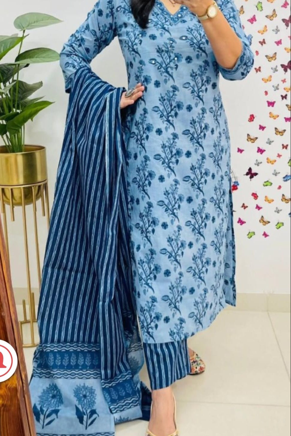 Mourika Cotton Kurti Set