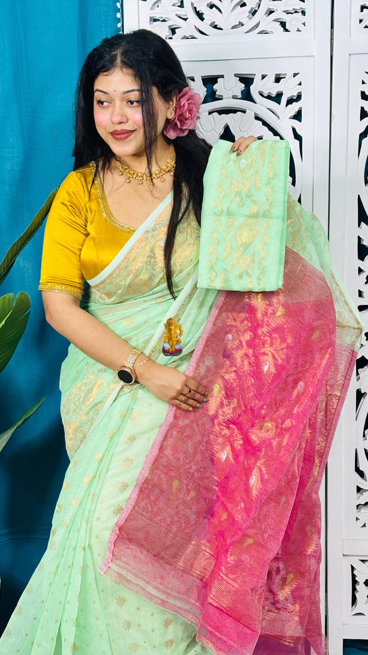 Subhasini Zari Jamdani Saree