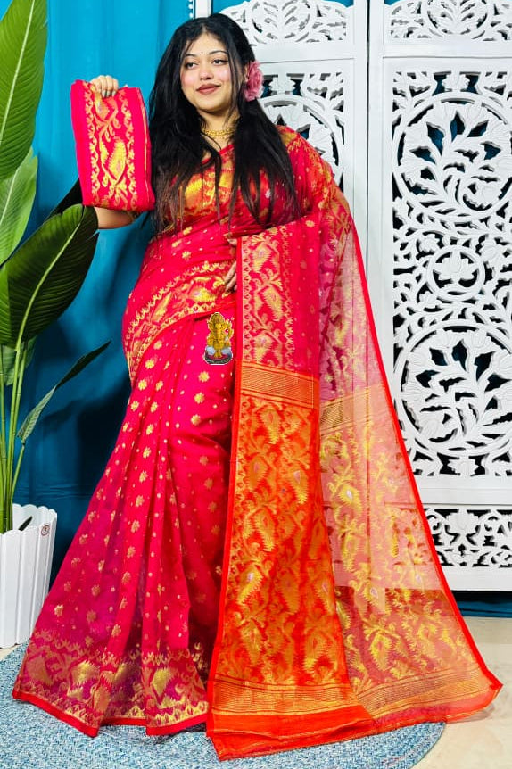 Subhasini Zari Jamdani Saree