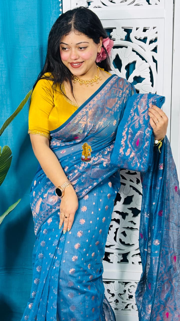 Subhasini Zari Jamdani Saree
