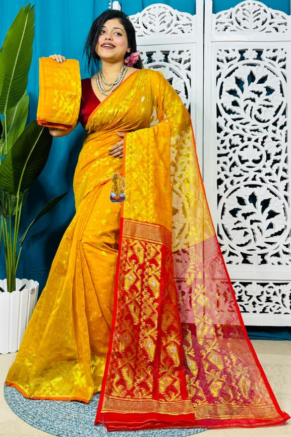 Subhasini Zari Jamdani Saree
