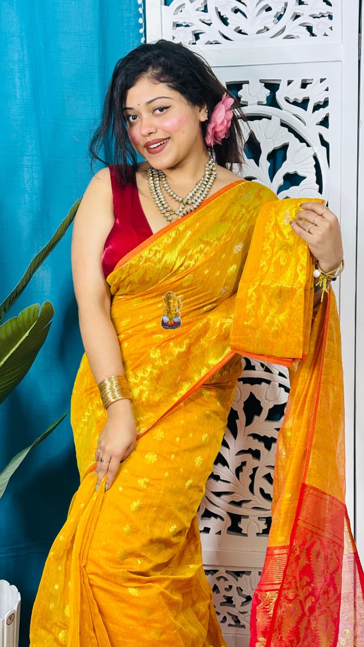Subhasini Zari Jamdani Saree