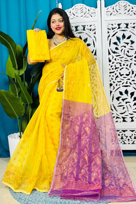 Subhasini Zari Jamdani Saree