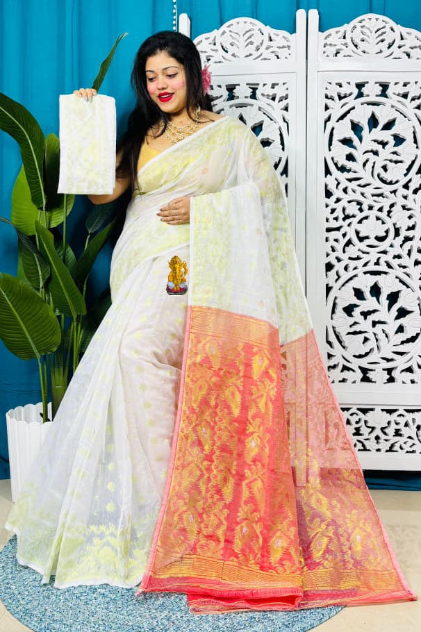 Subhasini Zari Jamdani Saree