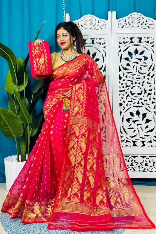 Subhasini Zari Jamdani Saree