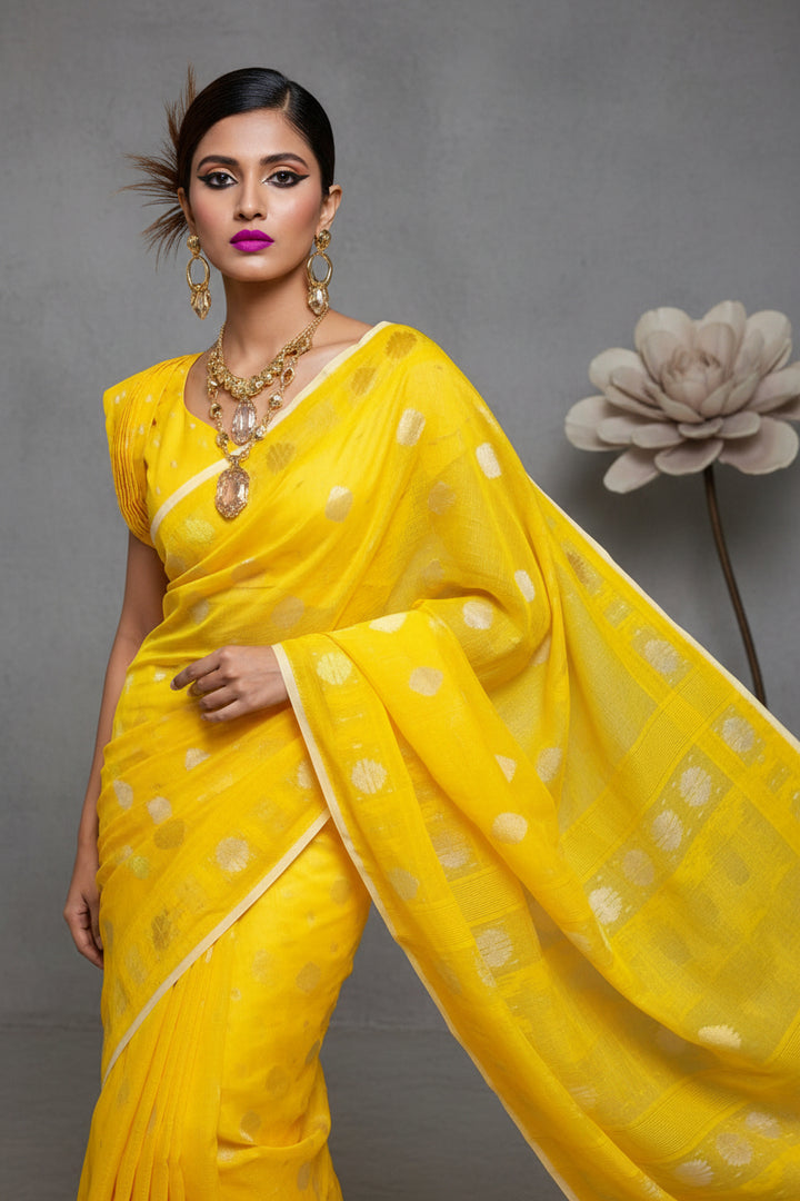 Sweet Grace Zari Jamdani Saree
