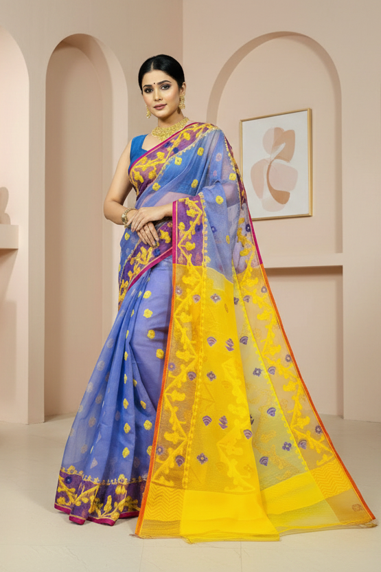 Ranga Probhat Jamdani Saree