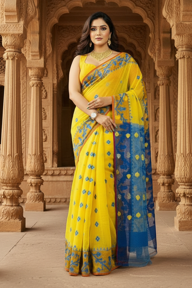 Ranga Probhat Jamdani Saree