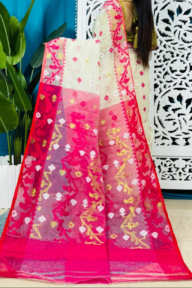 Ranga Probhat Jamdani Saree