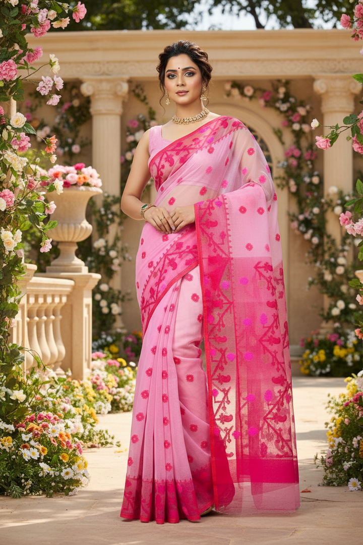 Ranga Probhat Jamdani Saree