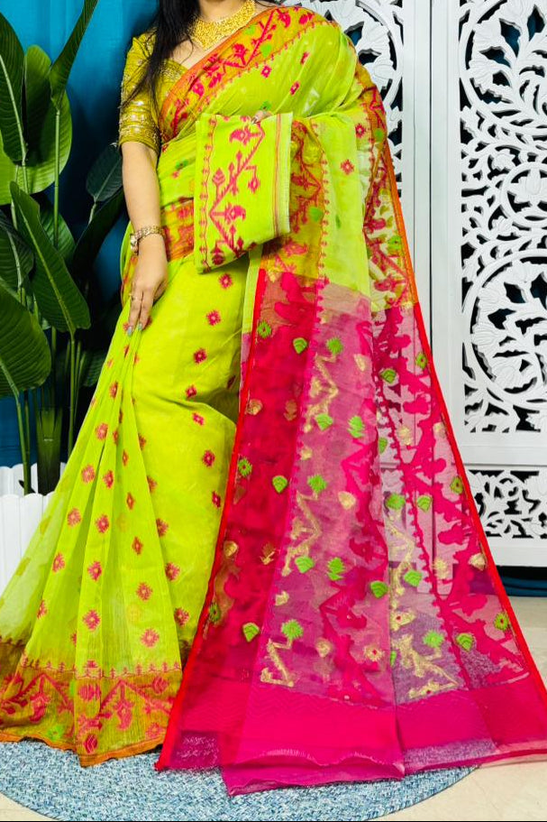 Ranga Probhat Jamdani Saree