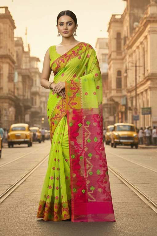 Ranga Probhat Jamdani Saree