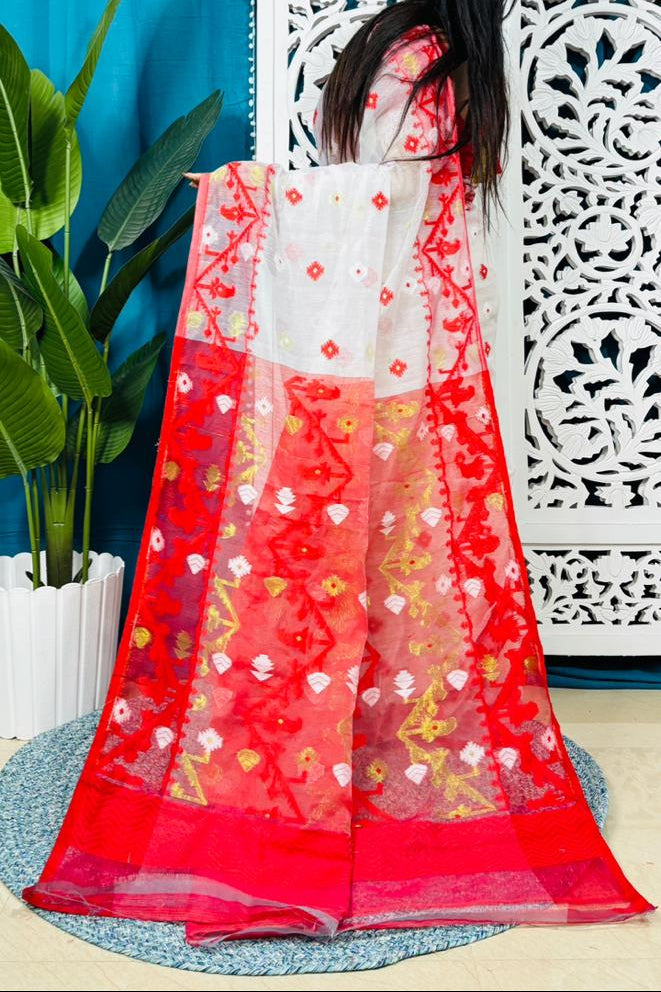 Ranga Probhat Jamdani Saree