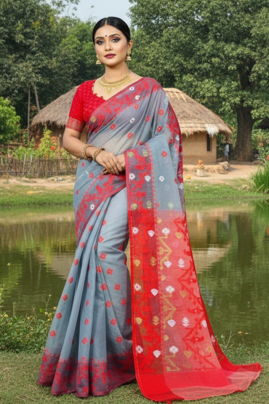 Ranga Probhat Jamdani Saree