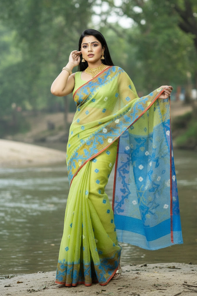 Ranga Probhat Jamdani Saree