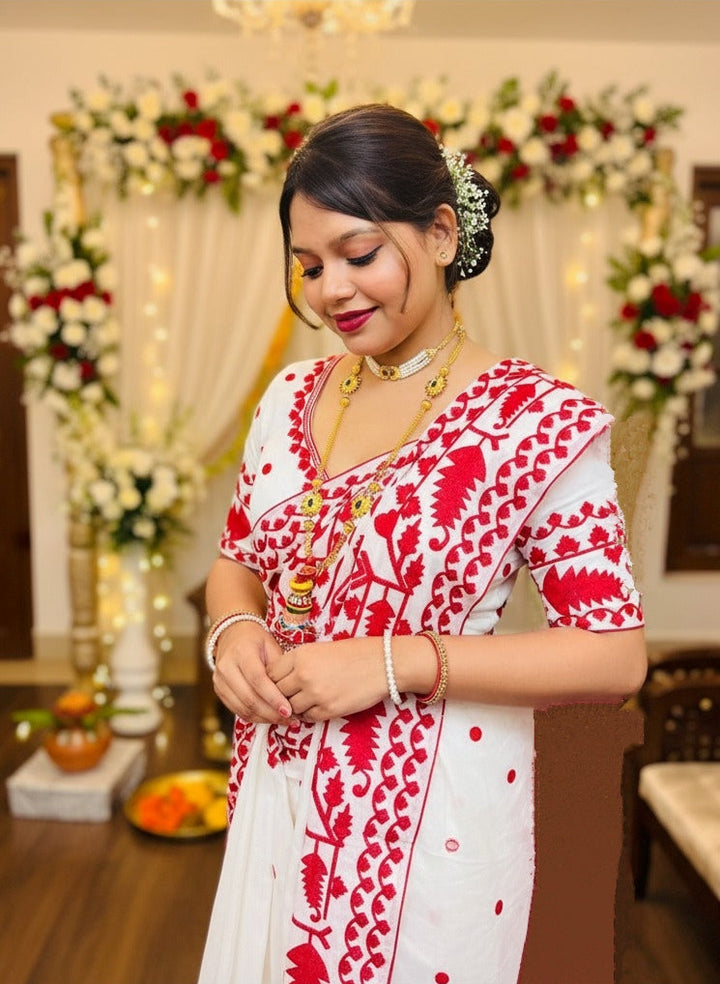Subarna Bridhi Wedding Collection(Saree With Blouse Combo)