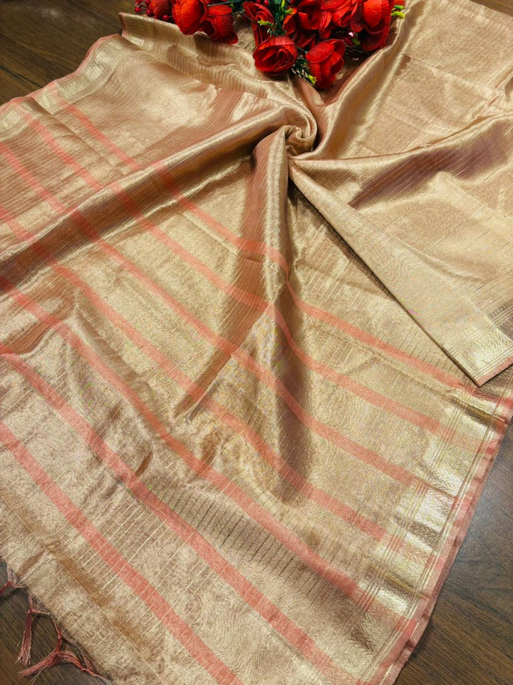 Pampering The Tissue Silk Saree