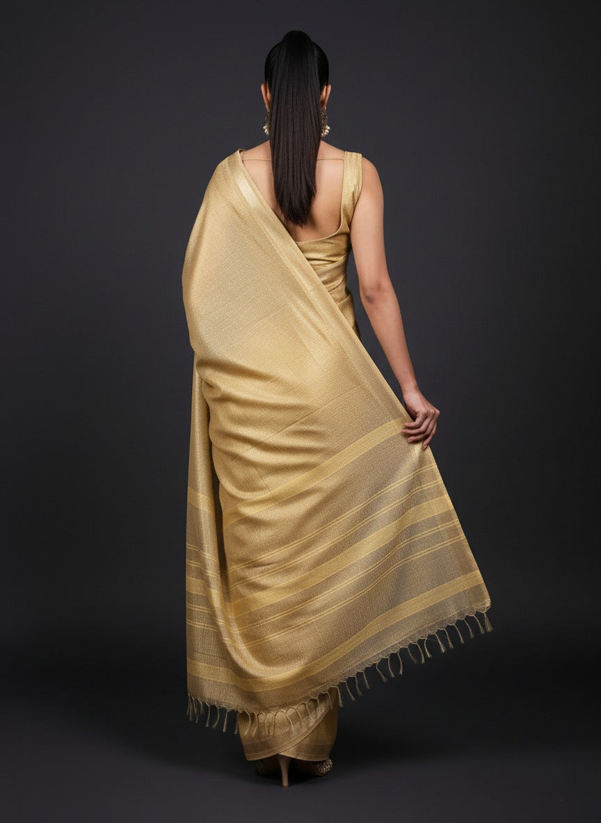 Pampering The Tissue Silk Saree