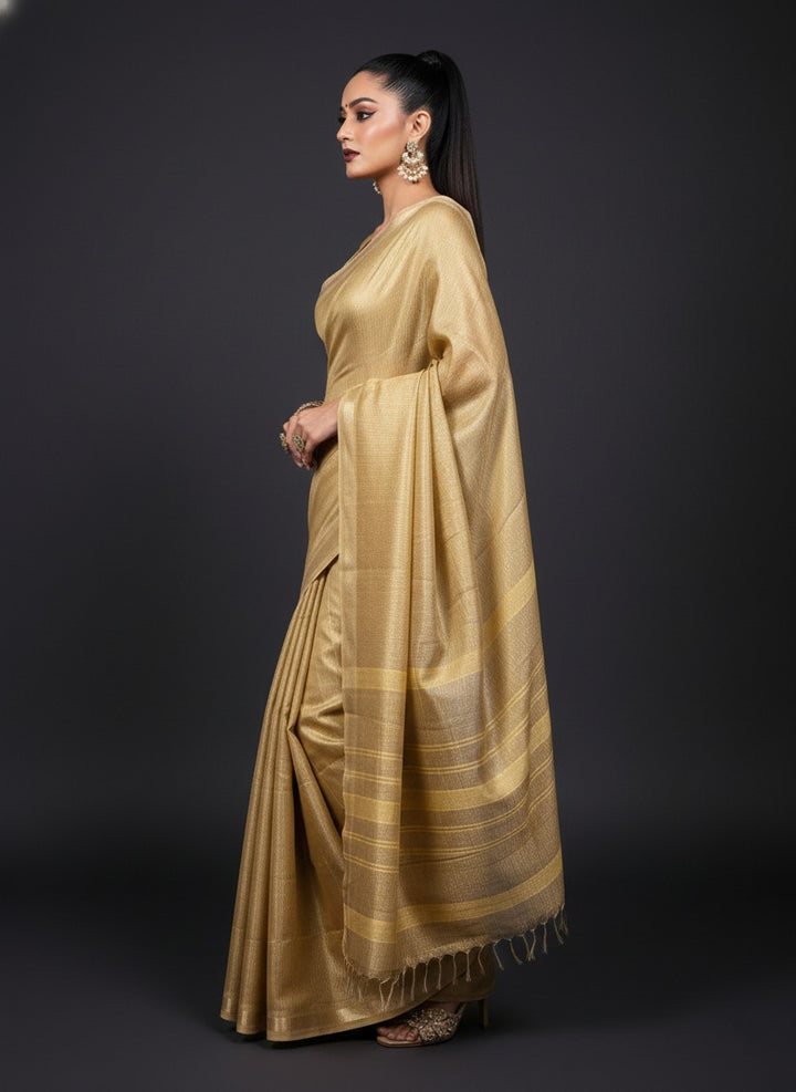 Pampering The Tissue Silk Saree