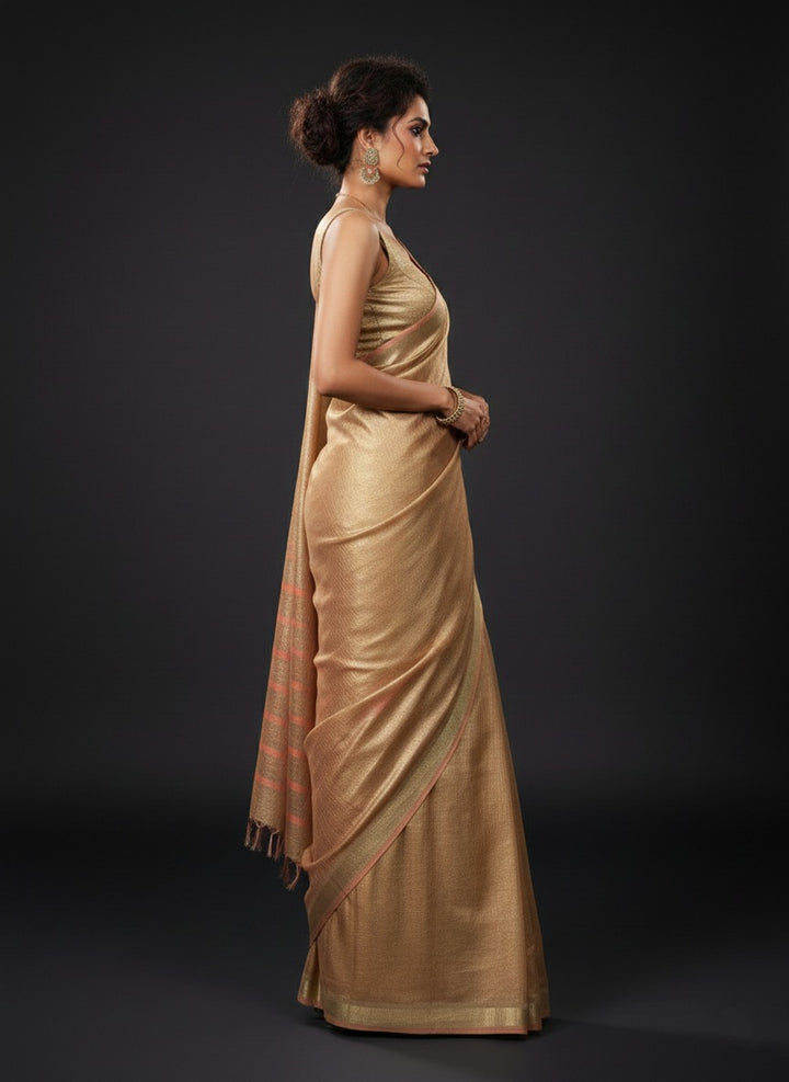 Pampering The Tissue Silk Saree