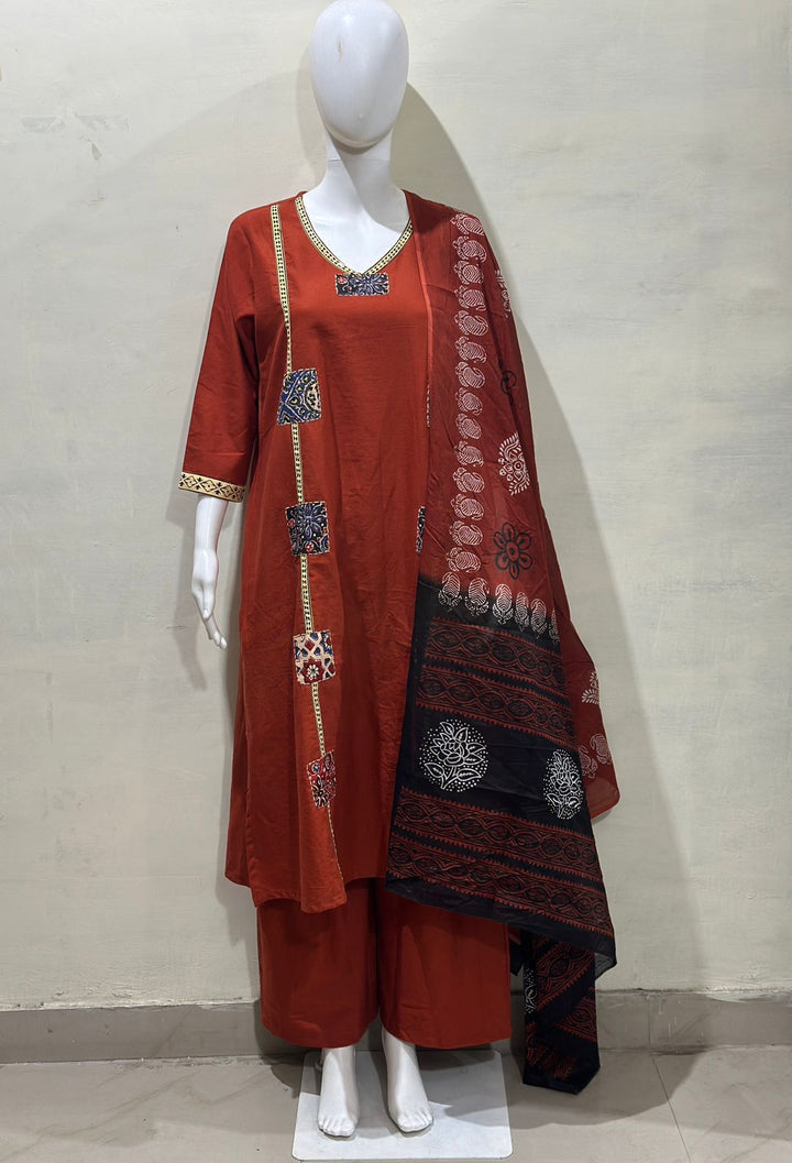 Scarlet Grace Cotton Kurti Set