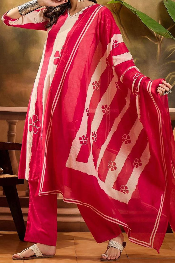 Timeless Glow Cotton Kurti Set