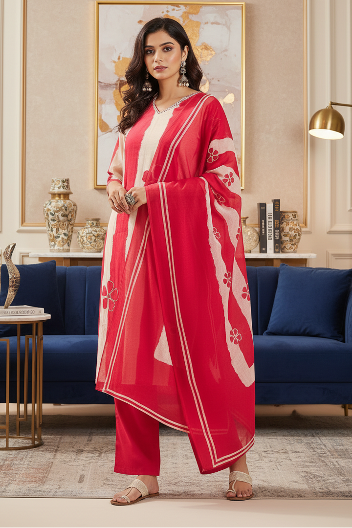 Timeless Glow Cotton Kurti Set