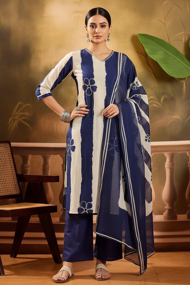 Timeless Glow Cotton Kurti Set