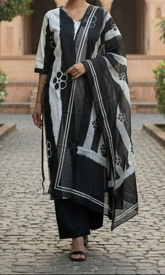 Timeless Glow Cotton Kurti Set