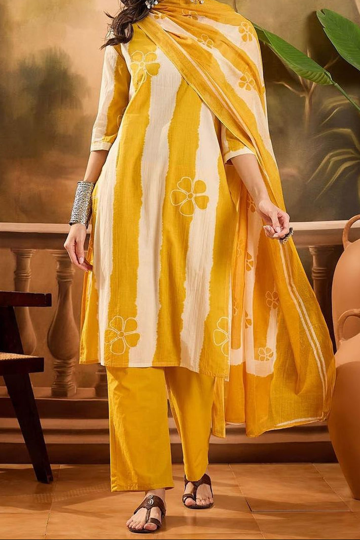 Timeless Glow Cotton Kurti Set