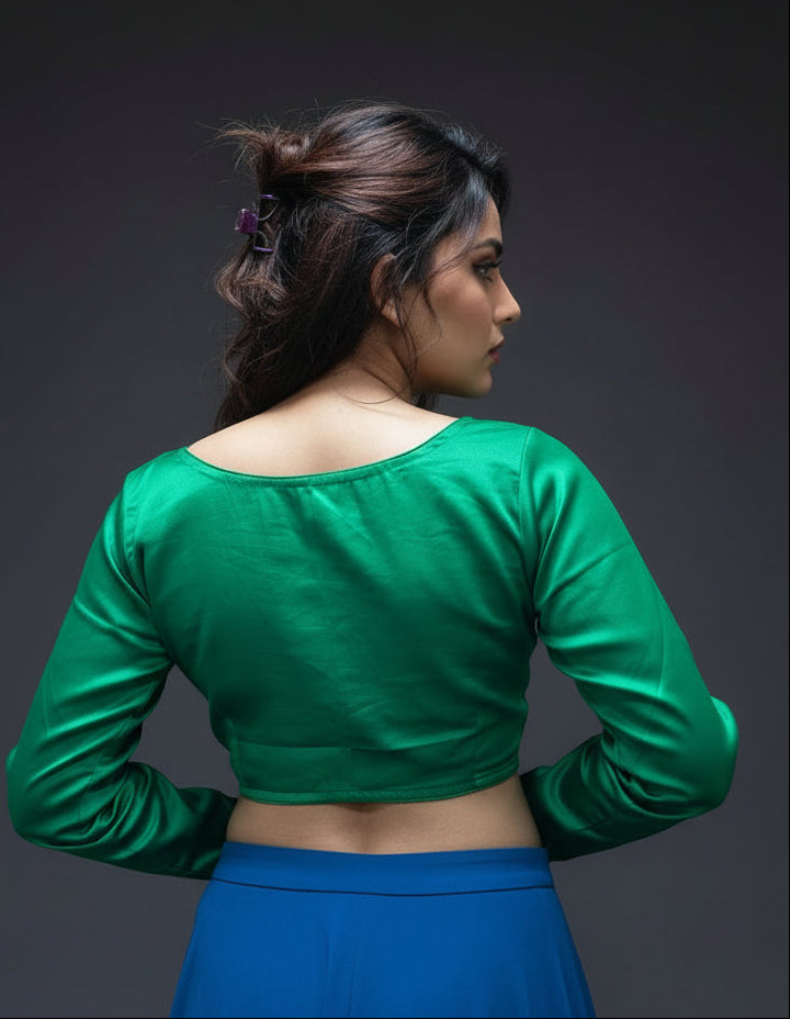 Solid Trends-Fancy Designer Blouse