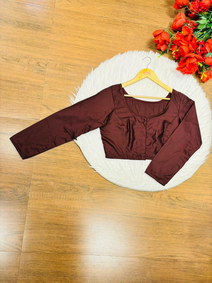 Solid Trends-Fancy Designer Blouse