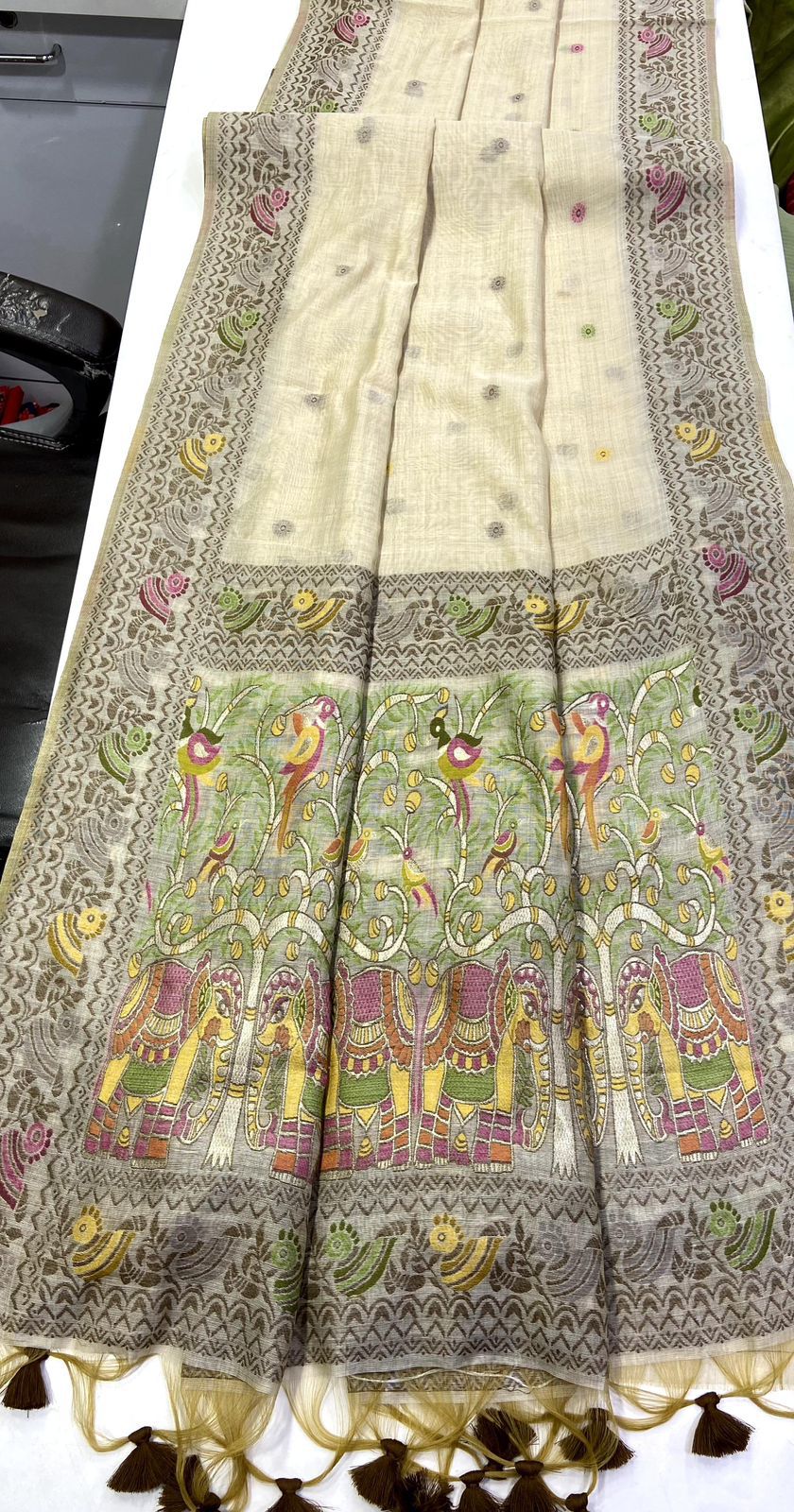 Story of Grace Cotton Jamdani Saree