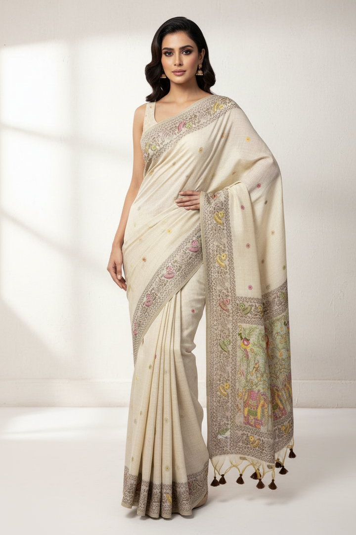 Story of Grace Cotton Jamdani Saree