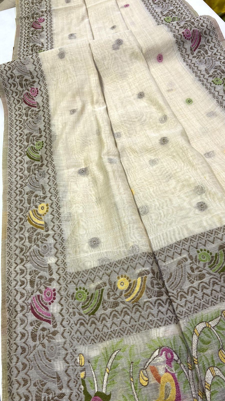 Story of Grace Cotton Jamdani Saree