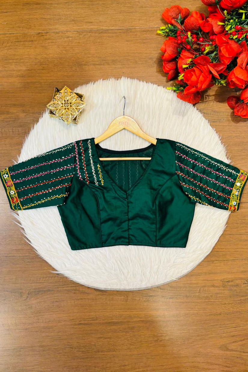 Bhumi-Multicolor Handwork Blouse