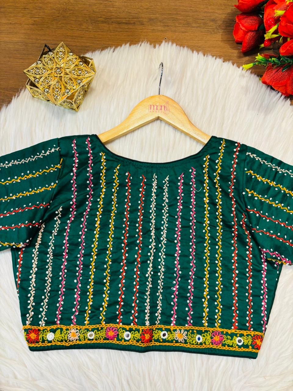 Bhumi-Multicolor Handwork Blouse
